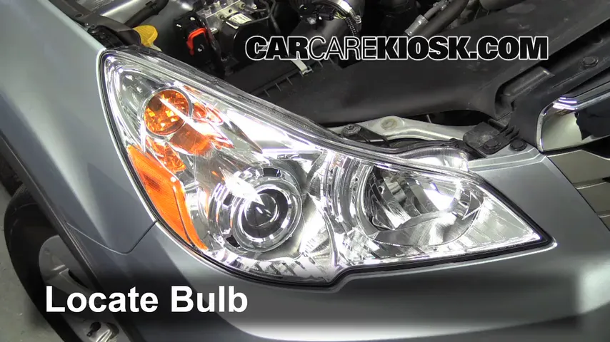 2012 Subaru Outback 2.5i Premium 2.5L 4 Cyl. Lights Highbeam (replace bulb)
